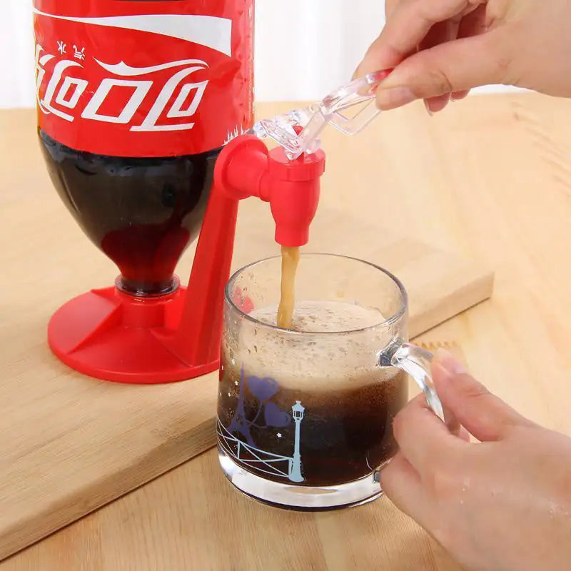Upside Down Automatic Beverage Dispenser - A Novelty Drink Pouring Gadget for Home and Parties