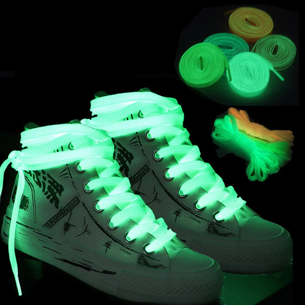 Illuminate Every Step with Our Luminous Shoelaces!