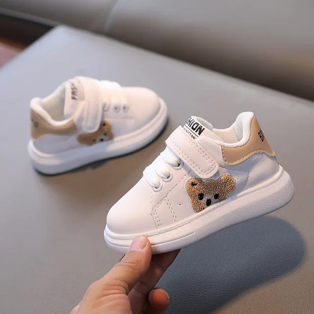 Autumn Panda-Themed Toddler Sneakers for Boys and Girls