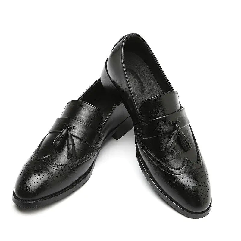 Timeless Style, Modern Ethos: Premium Vegan Leather Tassel Loafers