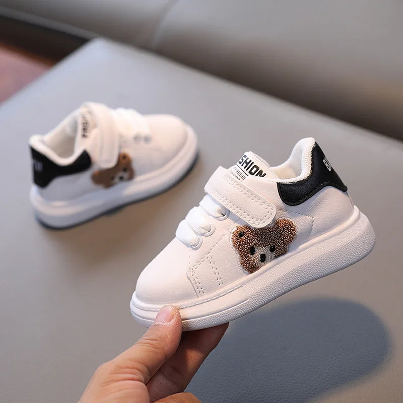 Autumn Panda-Themed Toddler Sneakers for Boys and Girls