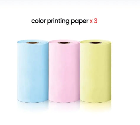Cat Shape Mini Printer - Pocket-Sized Thermal Inkless Black and White Printer with Bluetooth Connectivity