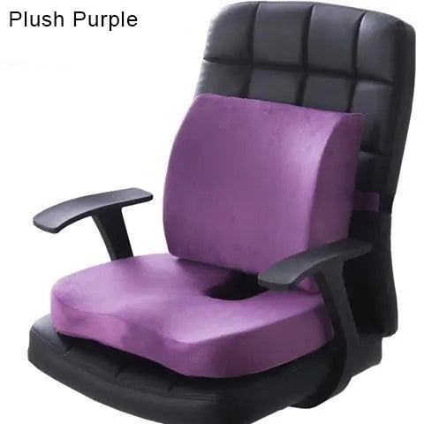 Orthopedic Hemorrhoid Seat Cushion - Memory Foam for Car, Office Chair, and Pain Relief