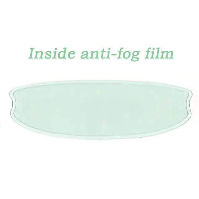 Motorcycle Helmet Anti-Fog Film - Clear Vision, Rainproof Coating