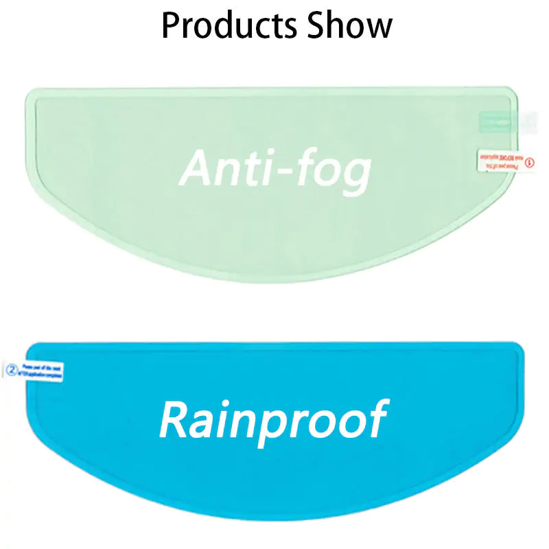 Motorcycle Helmet Anti-Fog Film - Clear Vision, Rainproof Coating