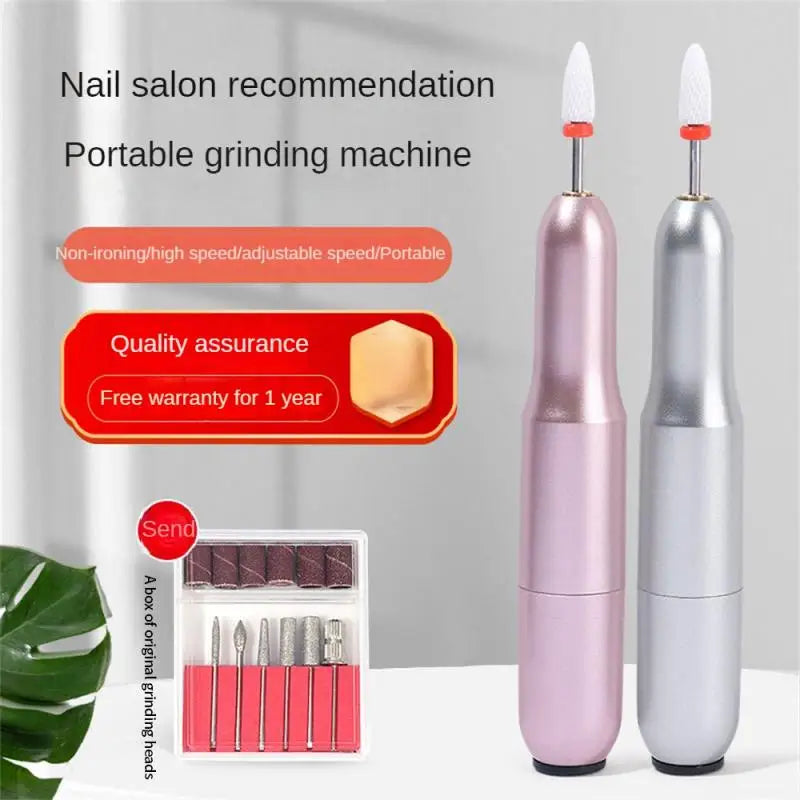 Salon-Quality Manicures at Home:  USB Rechargeable Nail Drill