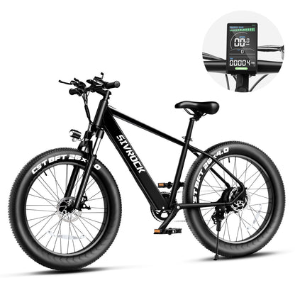 Powerful & Versatile:  1000W Fat Tire Electric Mountain Bike for All Terrains