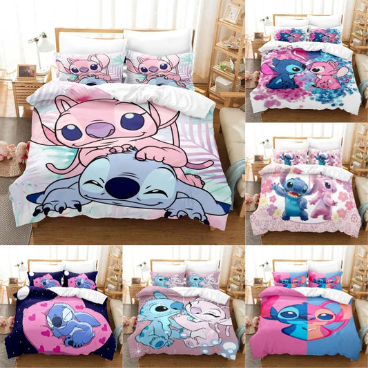 Add Disney Charm to Your Bedroom:  Stitch Duvet Cover & Pillowcase Set
