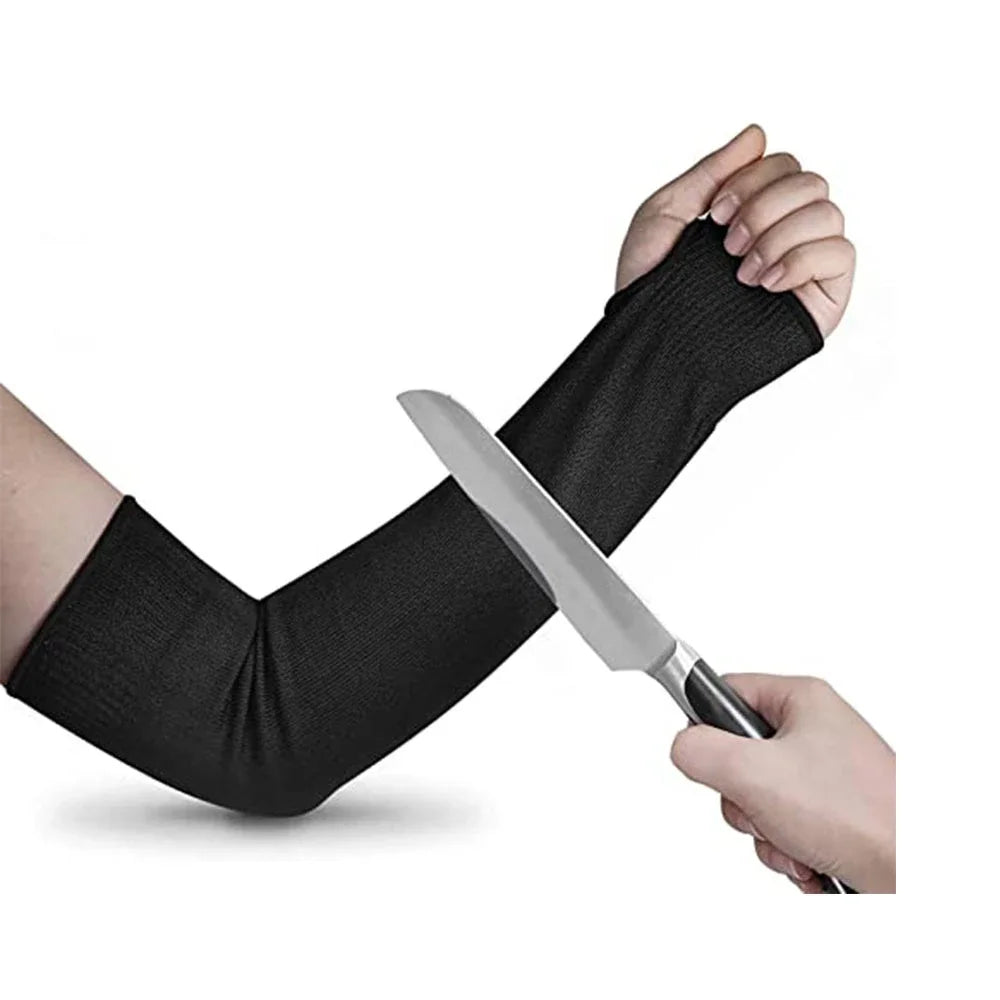 Maximum Arm Protection:  Level 5 Cut Resistant Sleeves