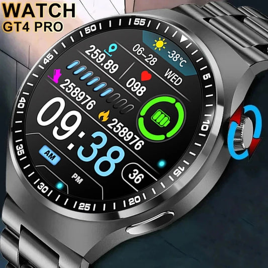 GT4 PRO:  Advanced Smartwatch for Health & Connectivity