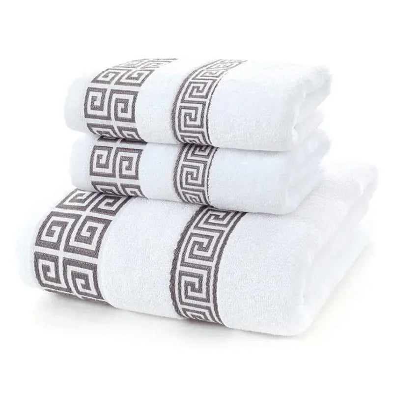 100% Cotton High Quality Face Bath Towels White Blue Bathroom Soft Feel Highly Absorbent Shower Hotel Towel Multi-color 75x35cm
