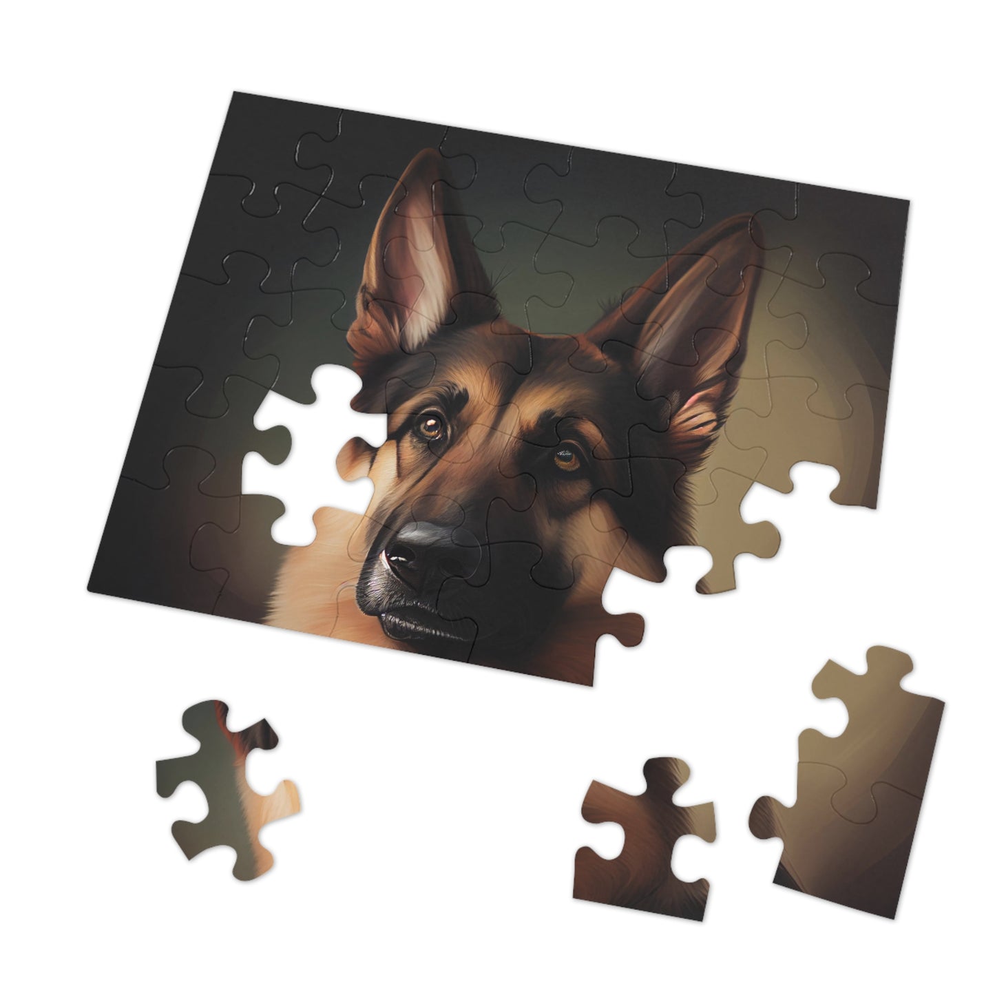 GERMAN SHEPHERD EYES Jigsaw Puzzle  Jigsaw Puzzle ( 252, 500,1000-Piece)