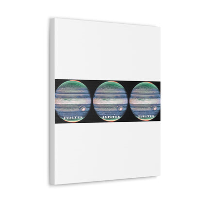 Unveiling Jupiter's Majesty: Cosmos Series Canvas Print