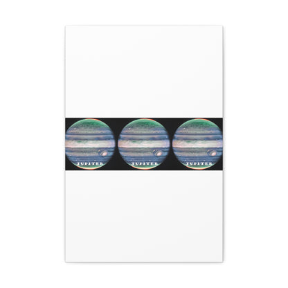 Unveiling Jupiter's Majesty: Cosmos Series Canvas Print