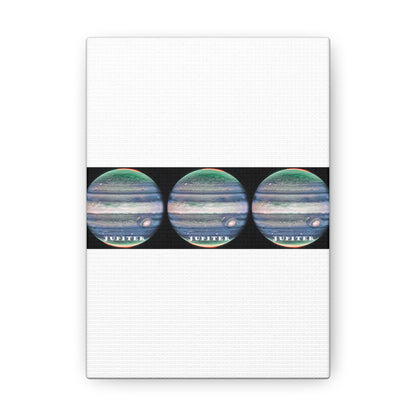 Unveiling Jupiter's Majesty: Cosmos Series Canvas Print