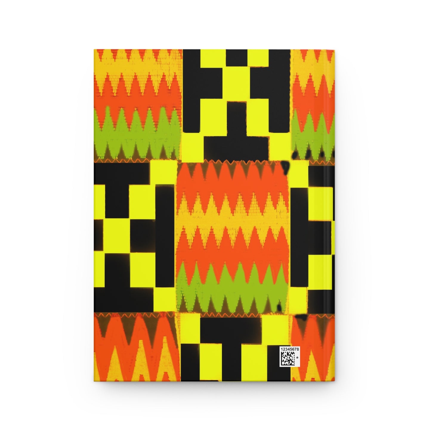 Vibrant Kente Designs: Hardcover Journal for Bold Expression