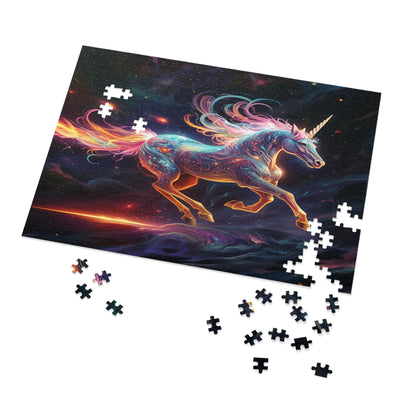 "The Magic Pony" Puzzle: Fantasy, Fun, & Challenge (500,1000-Piece) Rainbow Right