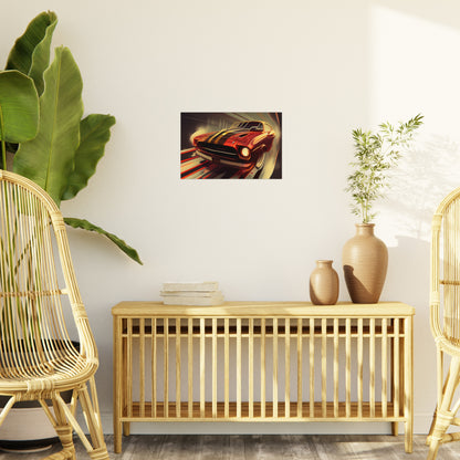 Rev Your Walls: Customizable Car Art Foam Board Prints