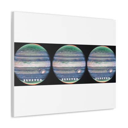 Unveiling Jupiter's Majesty: Cosmos Series Canvas Print