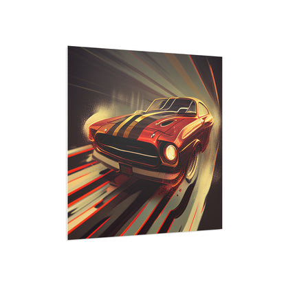 Rev Your Walls: Customizable Car Art Foam Board Prints