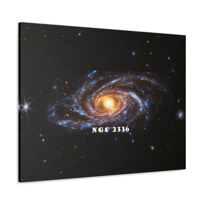 Gaze into the Galaxy: NGC2336 Cosmos Canvas Print