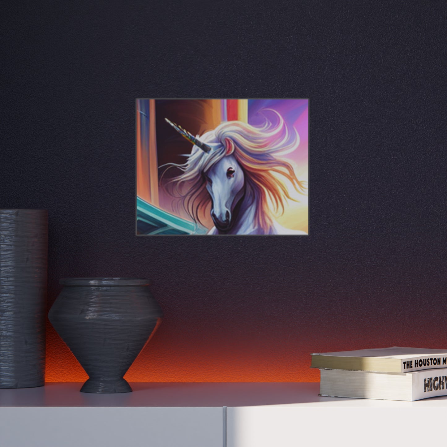 The Magic Pony Magical Unicorn Art: Vibrant Foam Board Prints