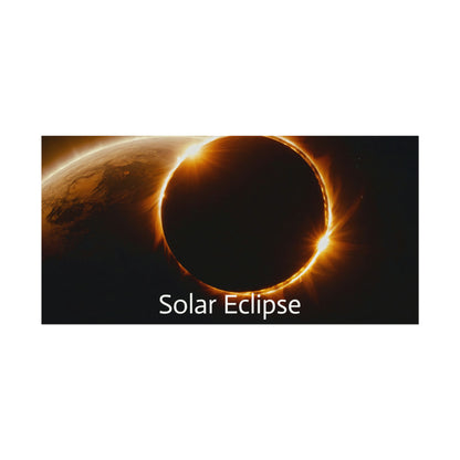 Solar Eclipse Watercolor Posters: Add Cosmic Artistry to Your Walls 54" x 36" (Horizontal) $119.99