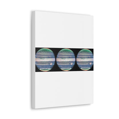 Unveiling Jupiter's Majesty: Cosmos Series Canvas Print