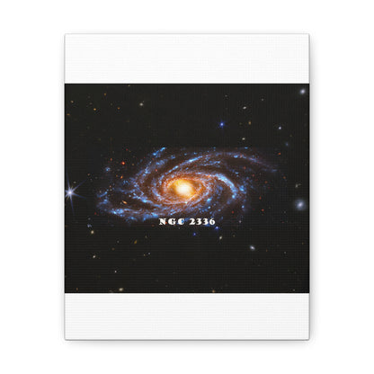 Gaze into the Galaxy: NGC2336 Cosmos Canvas Print