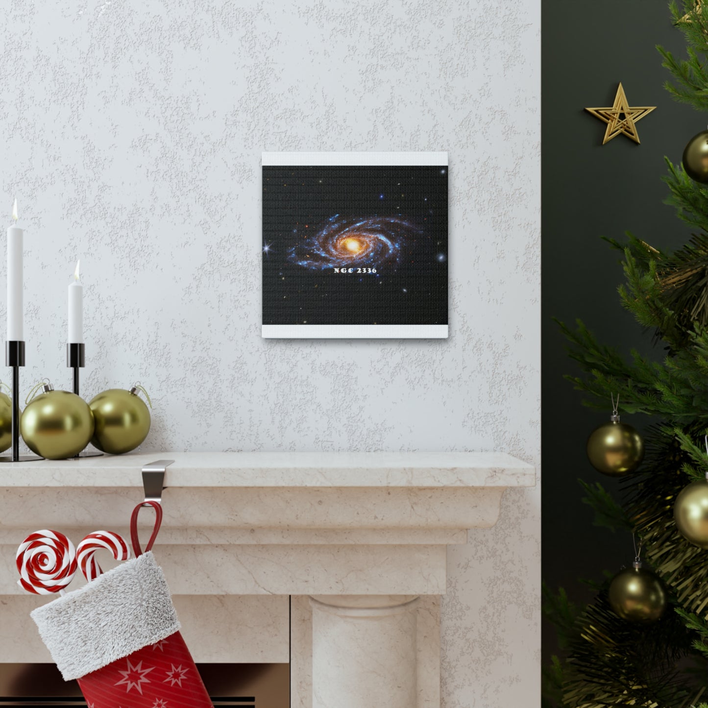 Gaze into the Galaxy: NGC2336 Cosmos Canvas Print