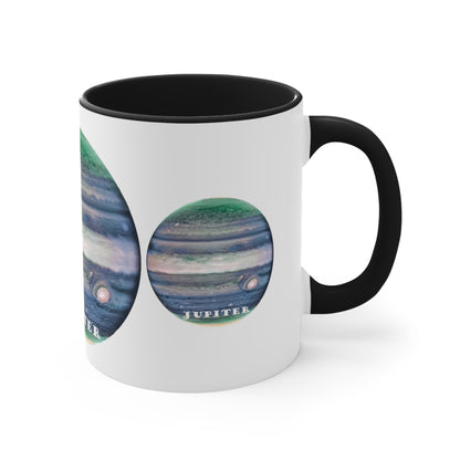 Cosmos Series 25 Jupiter: Two-Tone Coffee Mug for Bold Mornings, 11oz