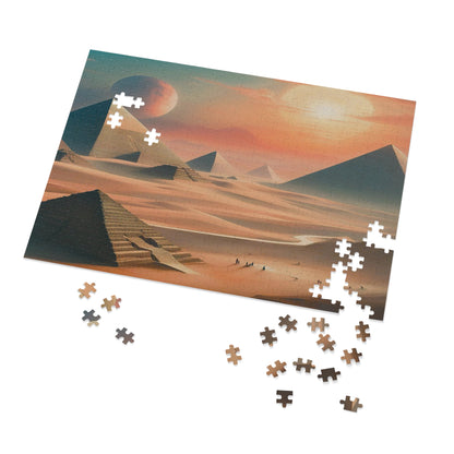 Egypt Pyramids Jigsaw Puzzle: Unveil the Mystery! ( 252, 500,1000-Piece)