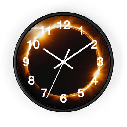 Solar Eclipse Clock Wall Clock Home Use!!