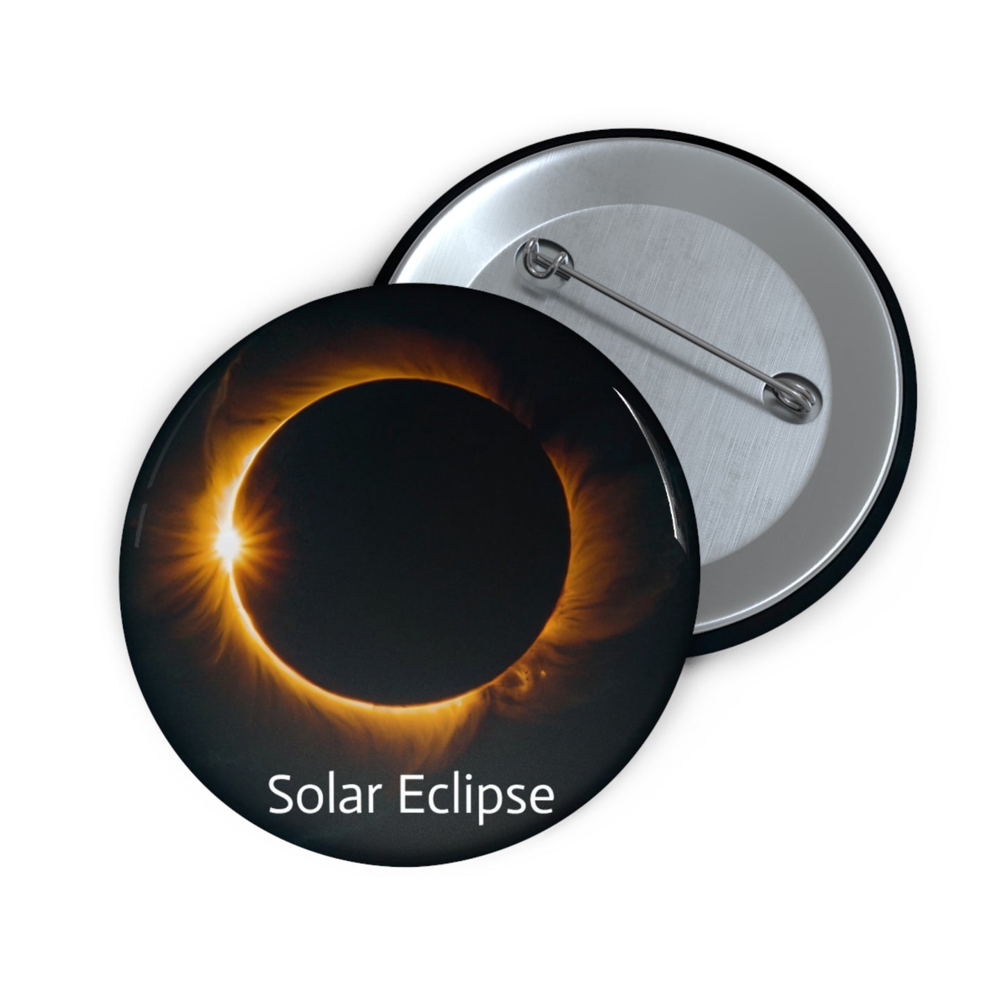 Wear the Cosmos: Solar Eclipse Buttons $3.99 THIS WEEK! LIMITED QUANTITY!