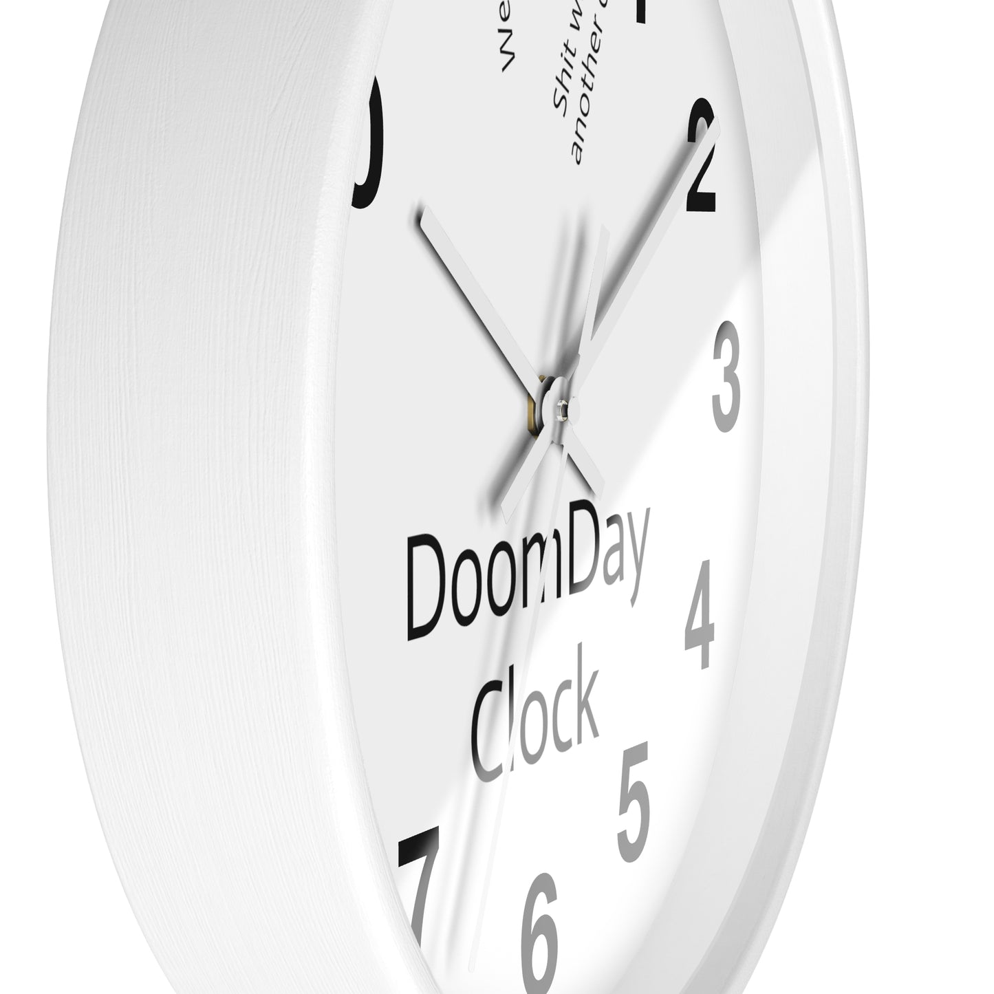 "Doomsday Countdown" Wall Clock