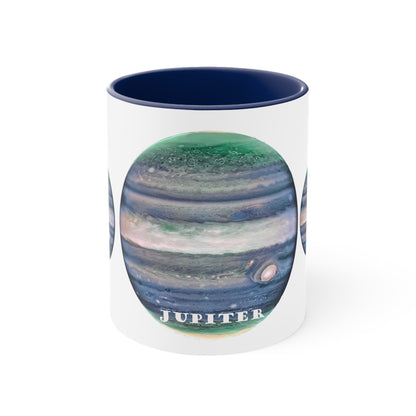 Cosmos Series 25 Jupiter: Two-Tone Coffee Mug for Bold Mornings, 11oz