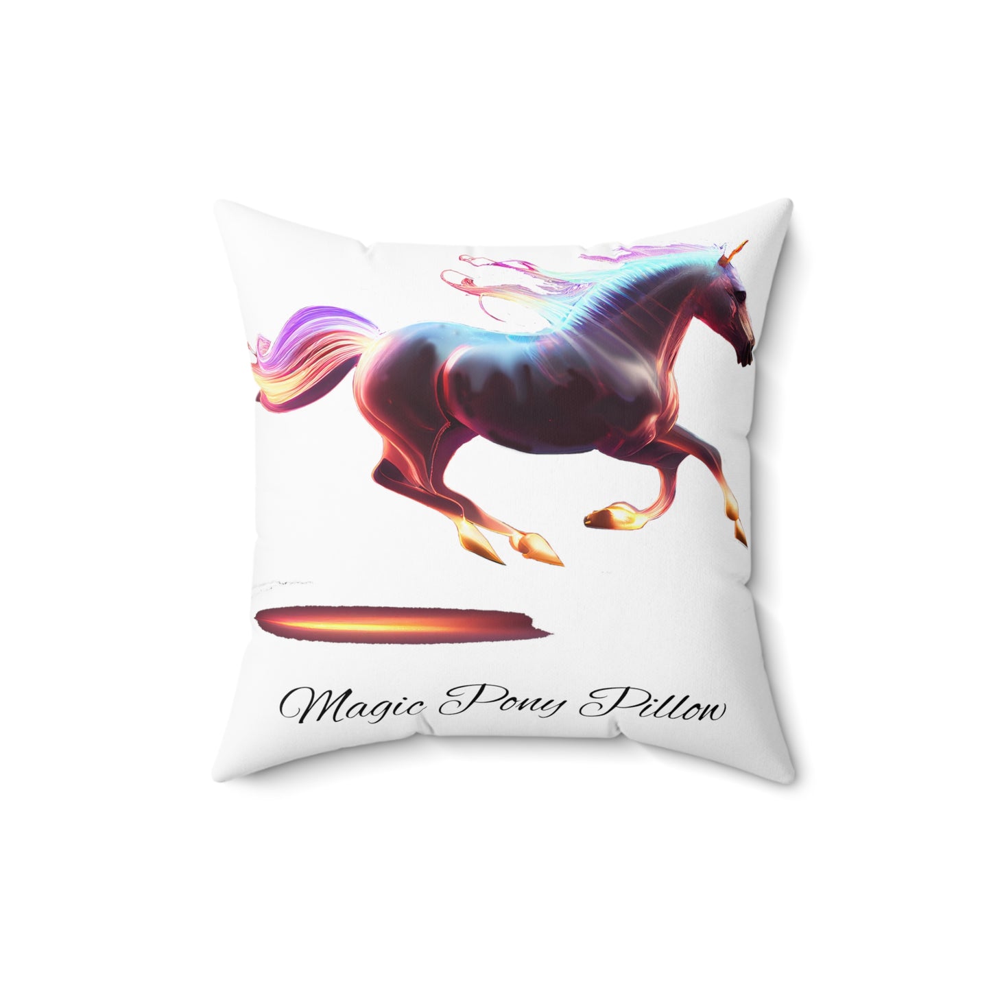 "The Magic Pony Pillow": Lily's Digital Images of Unicorns & Flying Horses