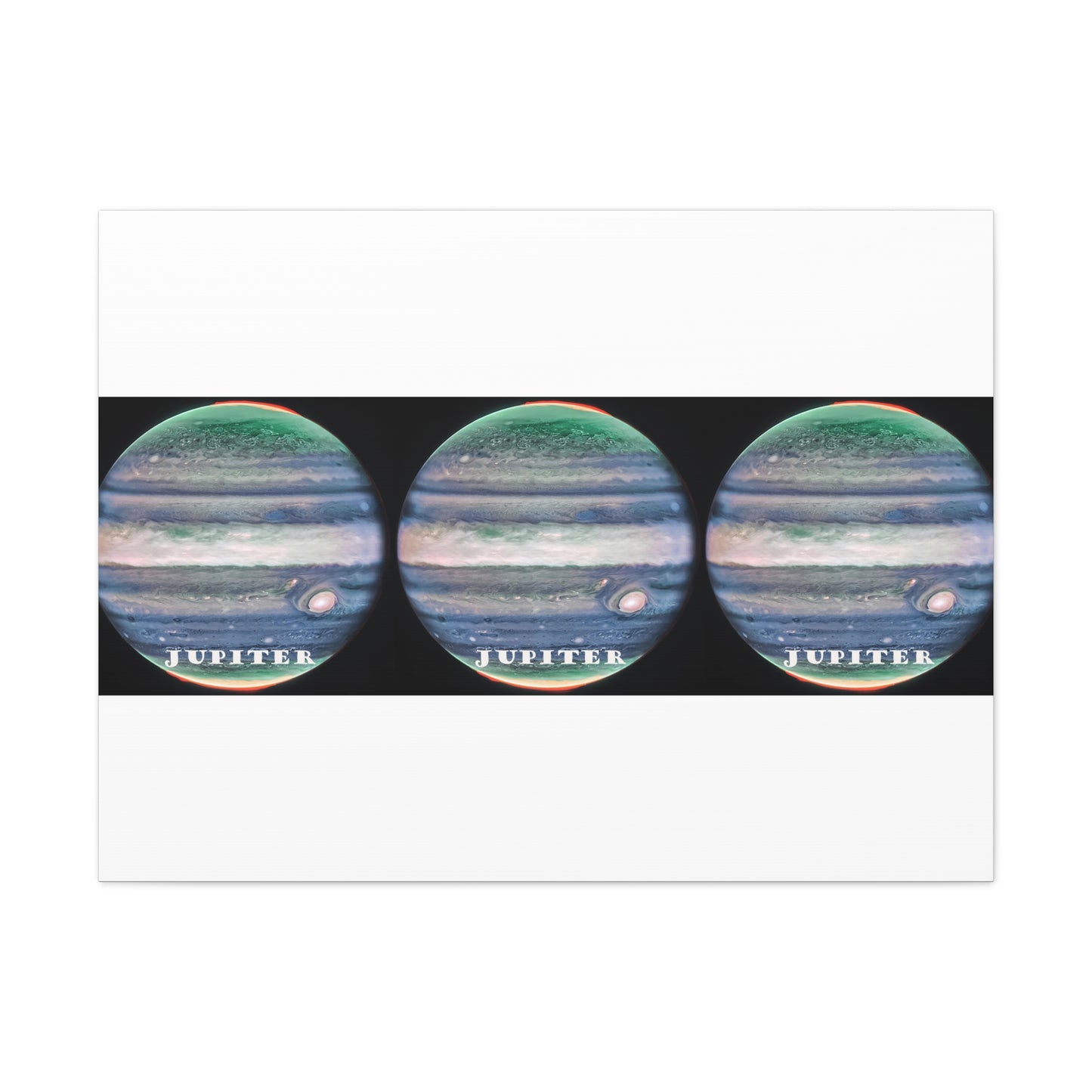 Unveiling Jupiter's Majesty: Cosmos Series Canvas Print