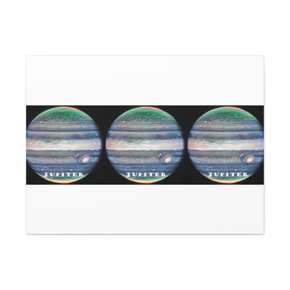 Unveiling Jupiter's Majesty: Cosmos Series Canvas Print