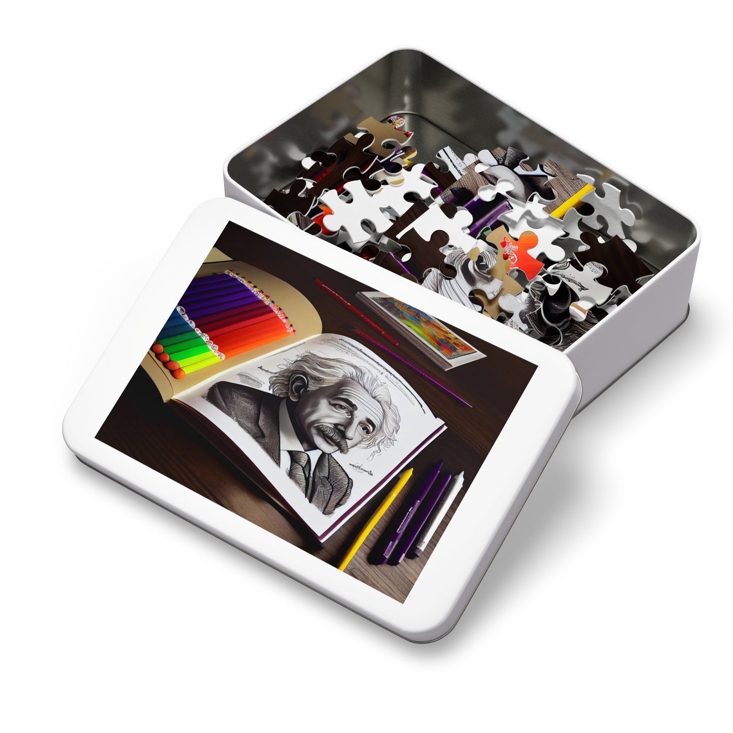 Albert Einstein Jigsaw Puzzle: Challenge Your Mind!  (252, 500,1000-Piece)