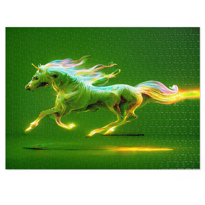 "The Magic Pony" Jigsaw Puzzle (500,1000-Piece) Green