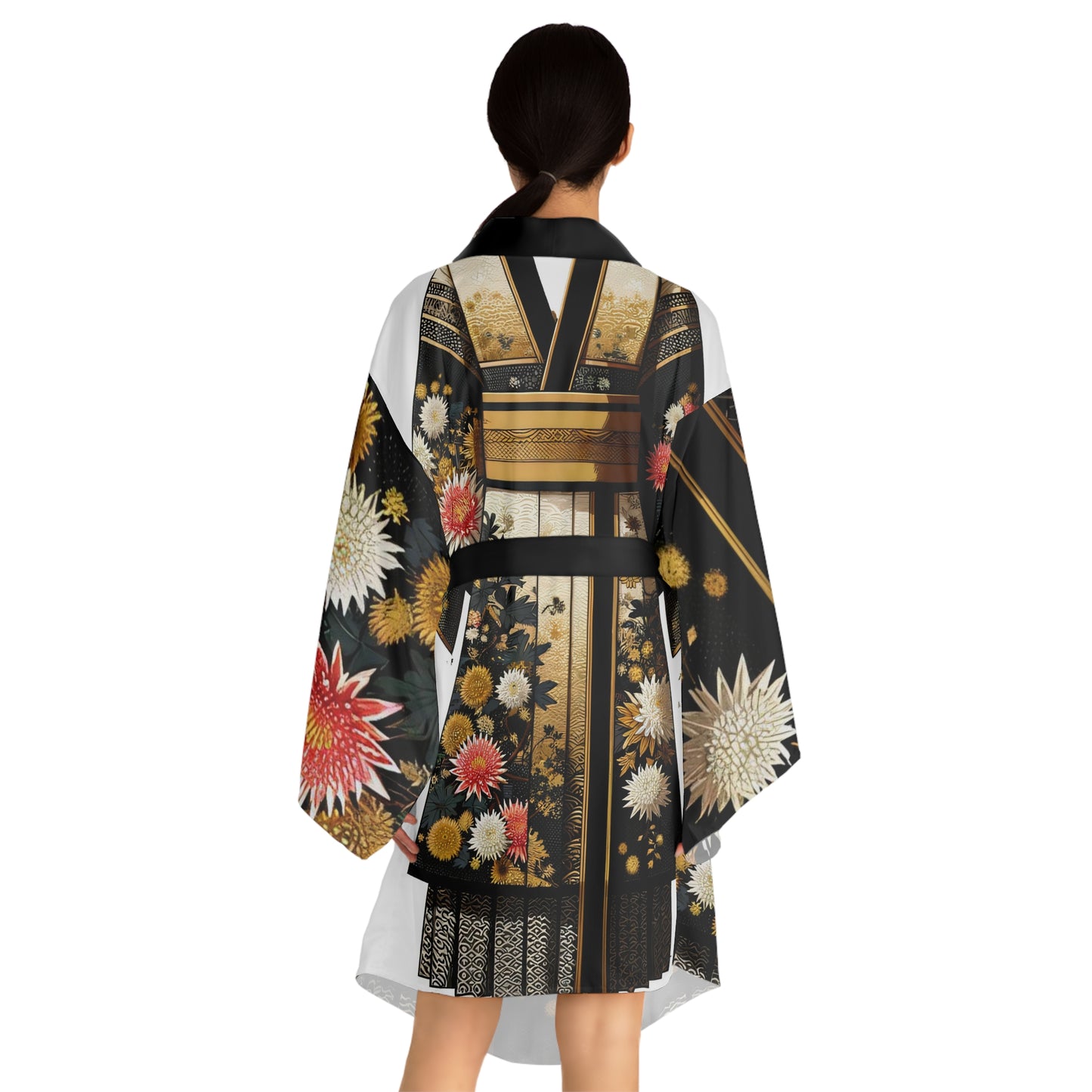 Sophisticated Cosmopolitan Series (Y) Long Sleeve Kimono Robe 🌸