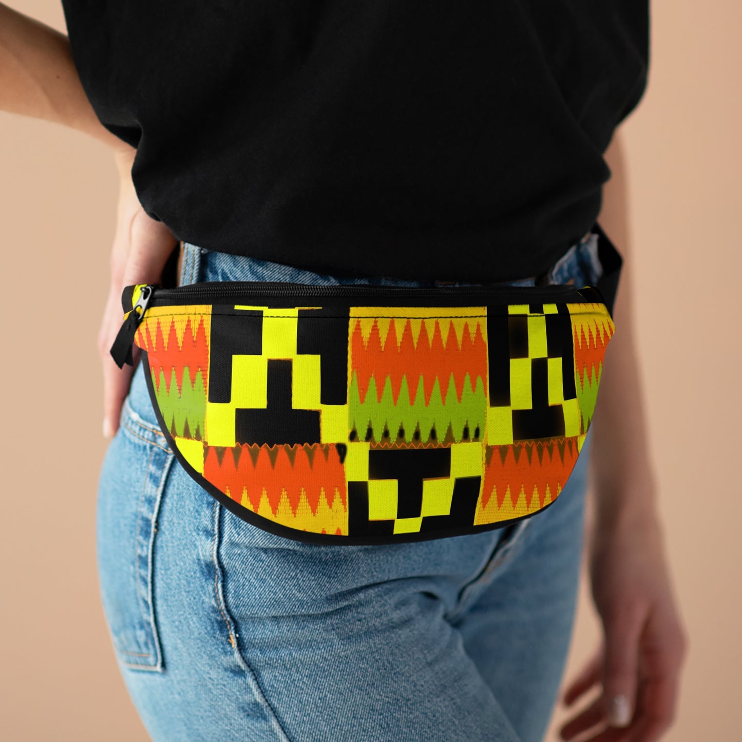 Kente Cloth Fanny Pack: Vibrant, Secure, & Organized