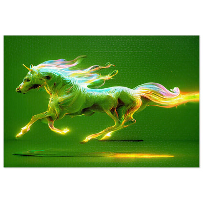 "The Magic Pony" Puzzle: Whimsical Challenge, Vibrant Art  (500,1000-Piece)