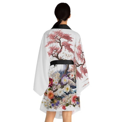 Sophisticated Cosmopolitan Series (G) Long Sleeve Kimono Robe 🌸