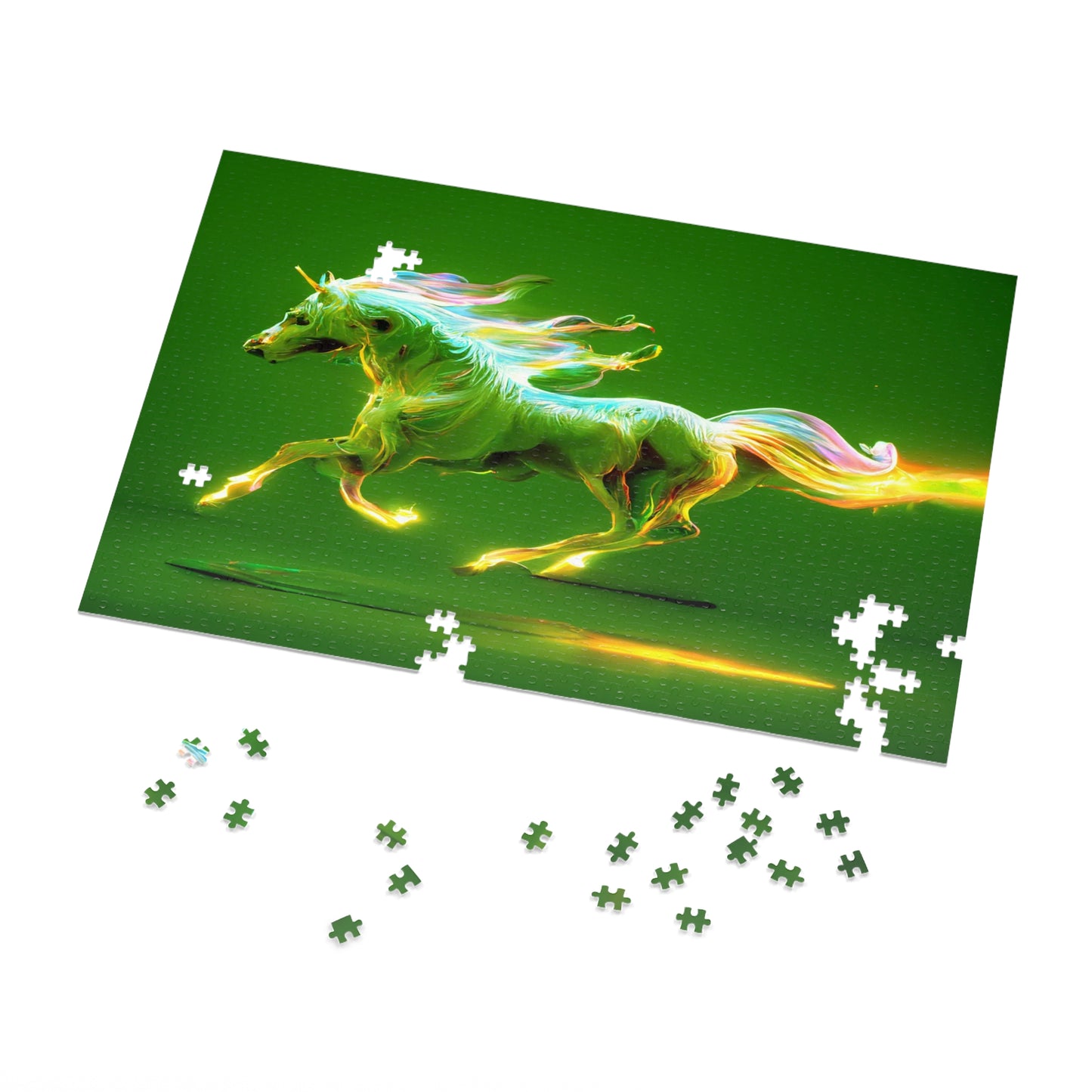 "The Magic Pony" Jigsaw Puzzle (500,1000-Piece) Green