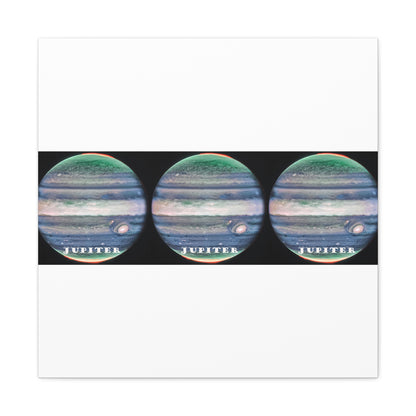 Unveiling Jupiter's Majesty: Cosmos Series Canvas Print