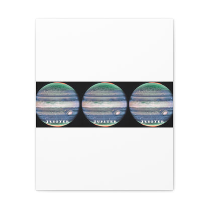 Unveiling Jupiter's Majesty: Cosmos Series Canvas Print