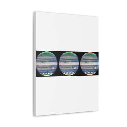 Unveiling Jupiter's Majesty: Cosmos Series Canvas Print