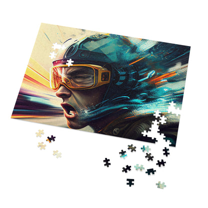 Speed of Light Jigsaw Puzzle: Build Your Own Masterpiece( 252, 500,1000-Piece) Left Looking
